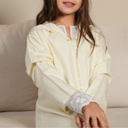 Randa Embroidered Hoodie Kaftan Set, QAR 525