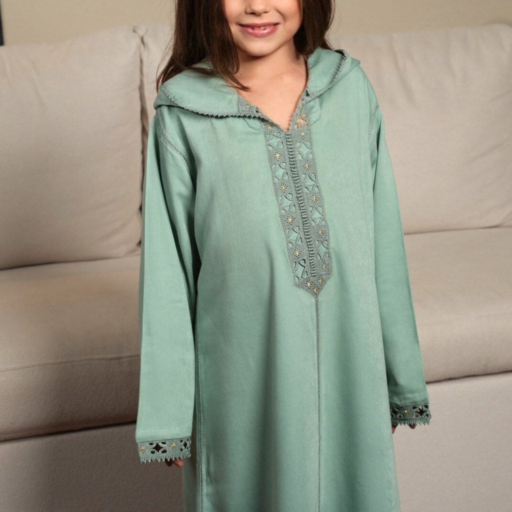 Moroccan Randa Embroidered Kaftan, QAR 495
