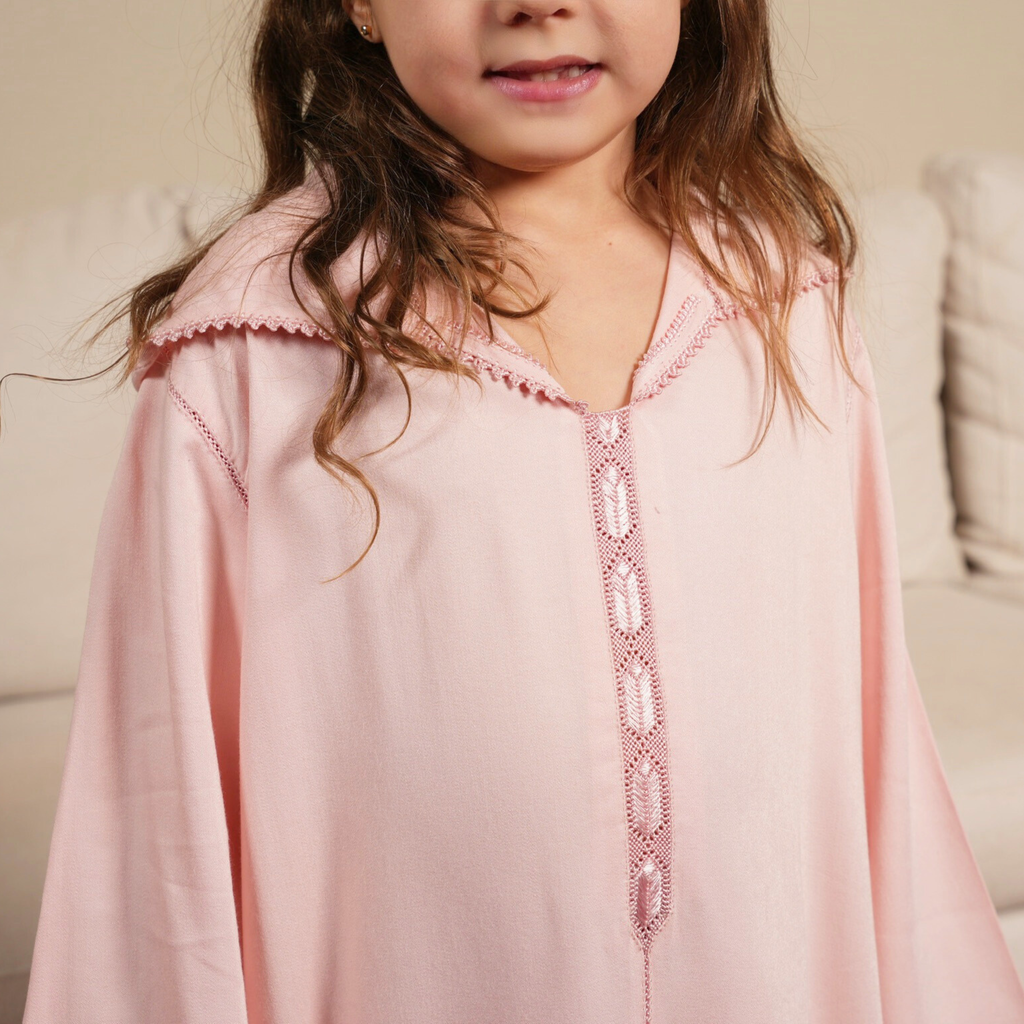 Peach Moroccan Kaftan, QAR 495