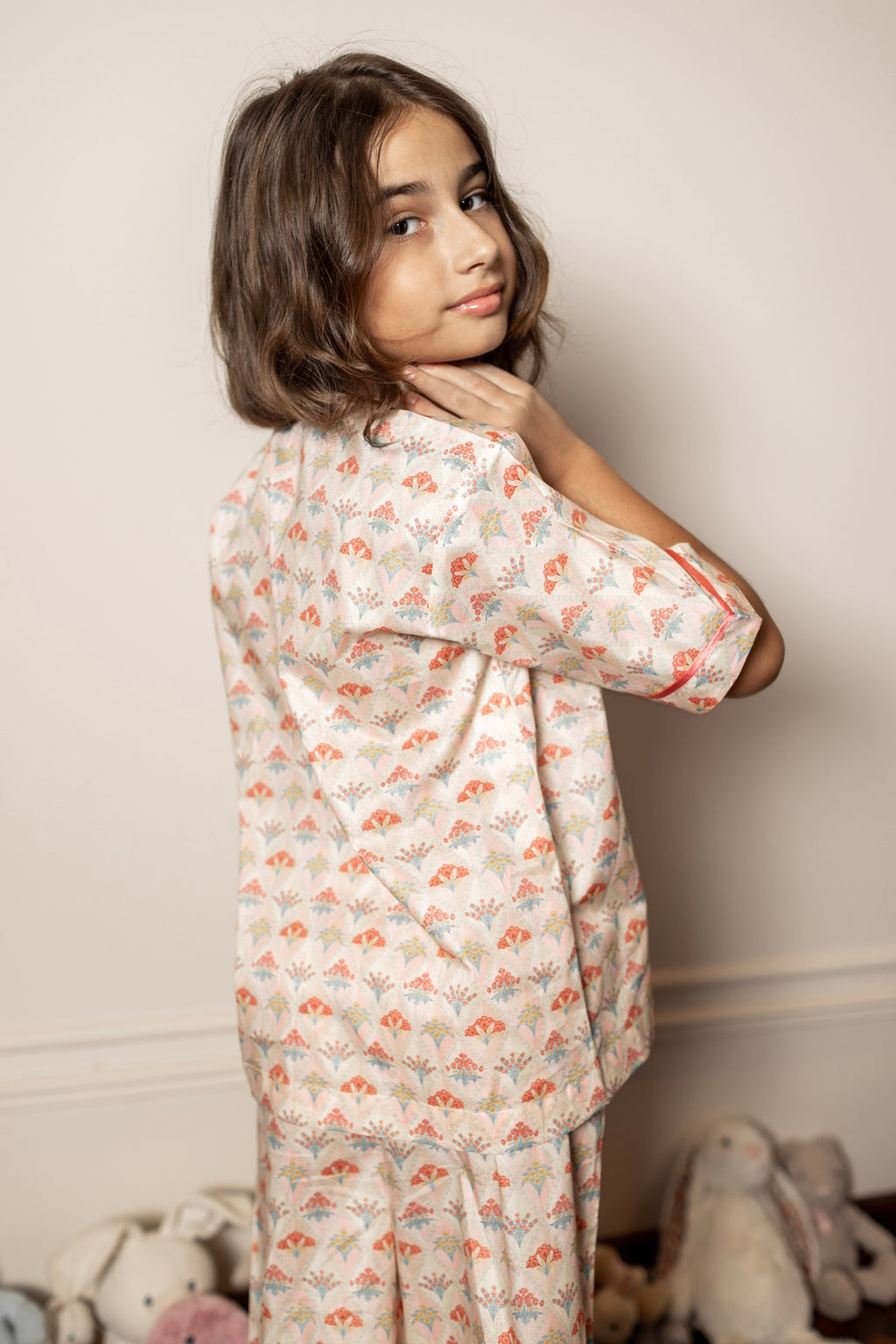 Summer Bouquet Short Pajama set