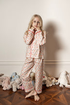 Summer Bouquet Long Pajama Set, kids pajamas