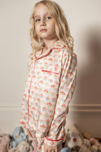 Summer Bouquet Long Pajama Set, kids pajamas