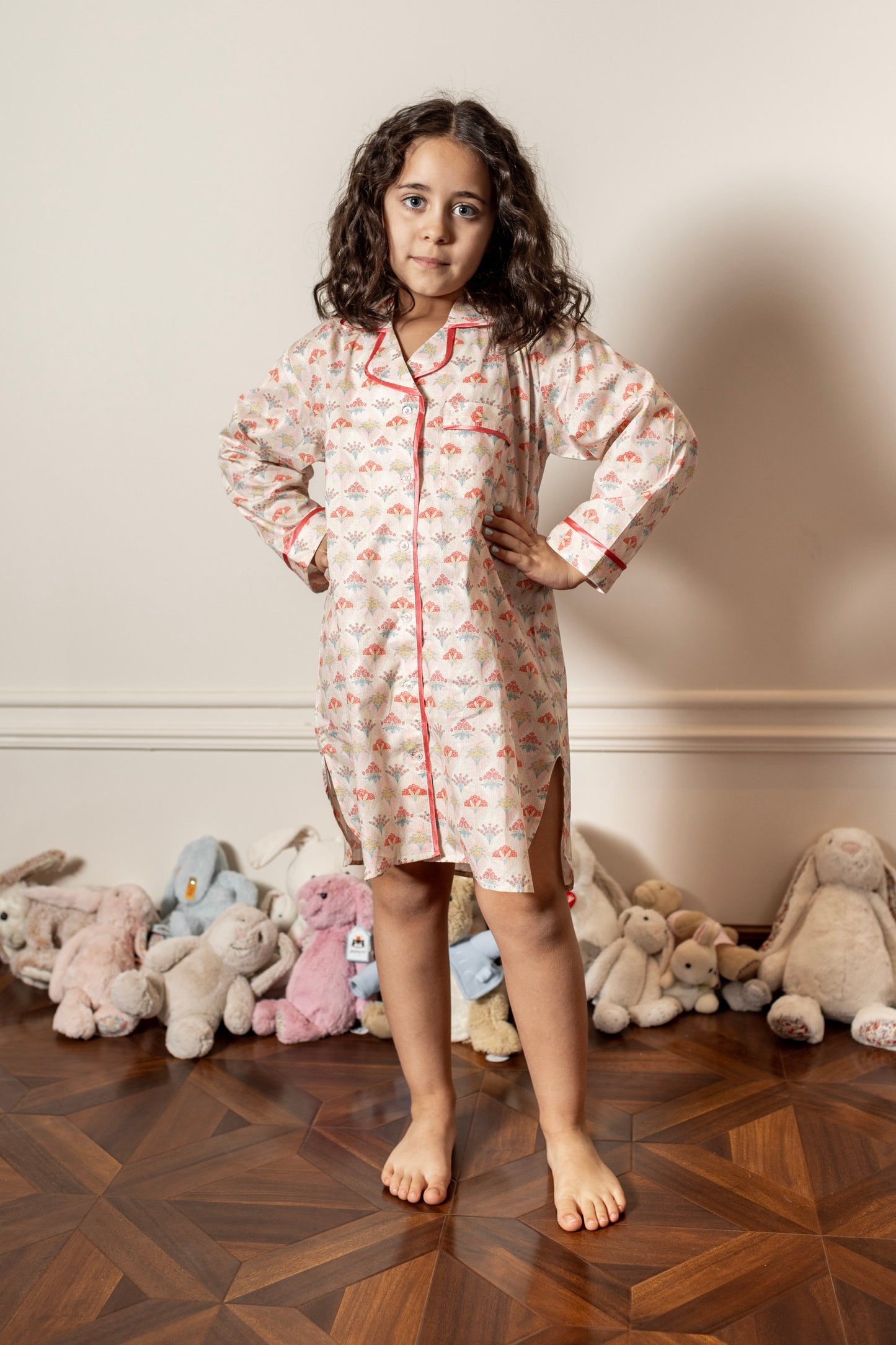 Summer Bouquet Pajama Dress