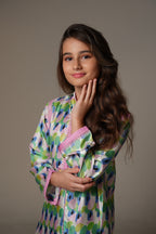 Matte Silk Twill Kaftan, QAR 365