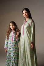 Matte Silk Twill Kaftan, QAR 365