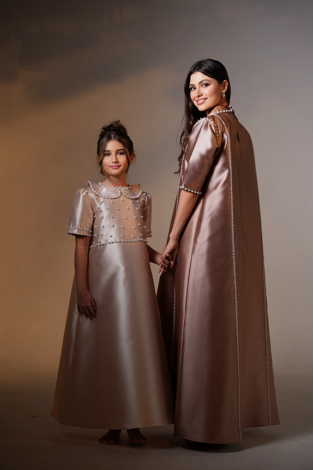Mikado Silk Kaftan, QAR 425
