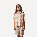 Summer Bouquet Short Pajama Set, kids pajamas