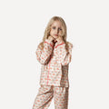 Summer Bouquet Long Pajama Set, kids pajamas